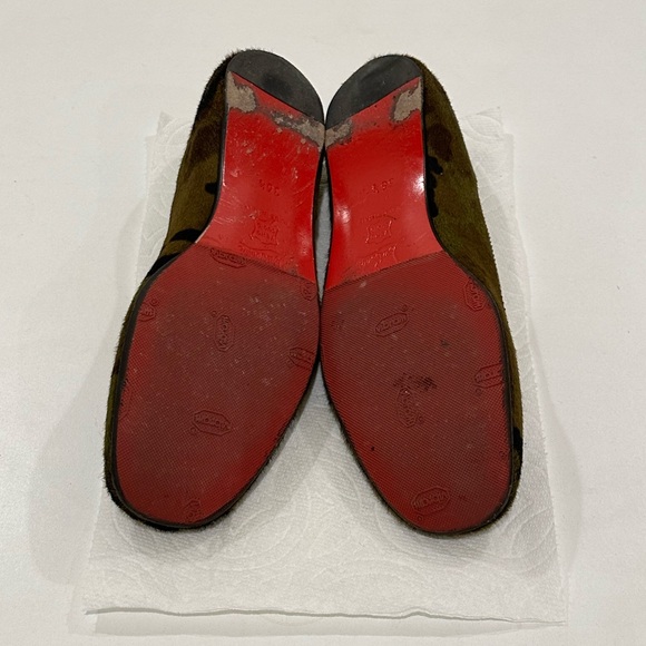 Christian Louboutin Pony Hair Camo Flats 36.5 - Picture 6 of 7